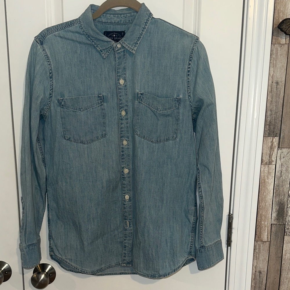 Lucky Brand Light Blue Women's Button Down Shirt